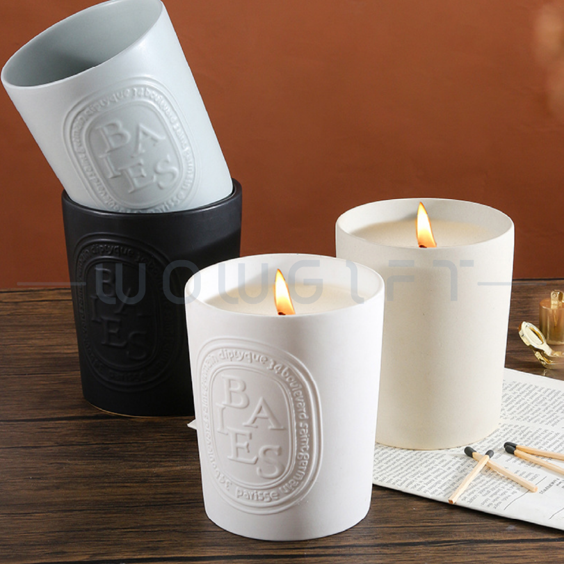 陶瓷香氛蠟燭杯客製．開模製作／多造型燭器．品牌香氛贈品