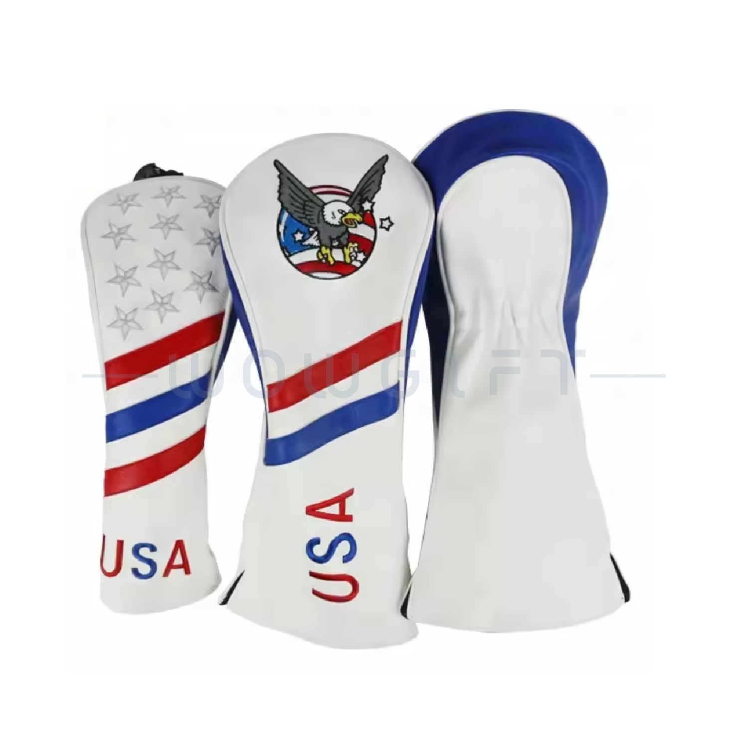 皮革高爾夫球桿頭套