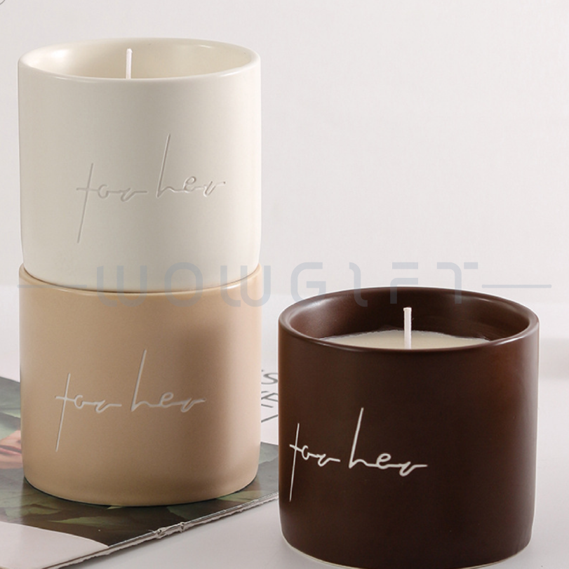 陶瓷香氛蠟燭杯客製．開模製作／多造型燭器．品牌香氛贈品