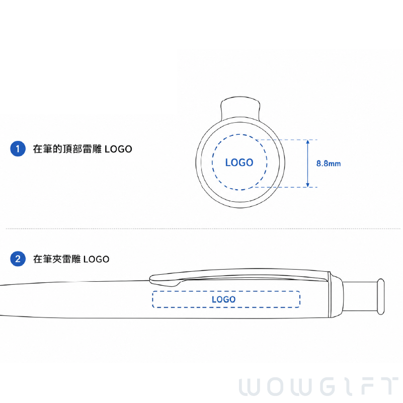 客製再生衣料原子筆．台灣製ESG禮品
