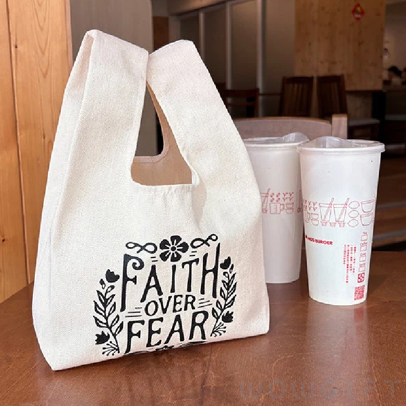 客製帆布背心袋．一體成型帆布手提袋