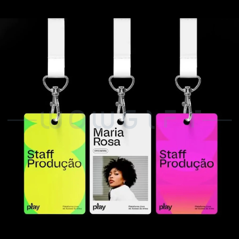 工作人員塑膠識別證 | PVC工作證