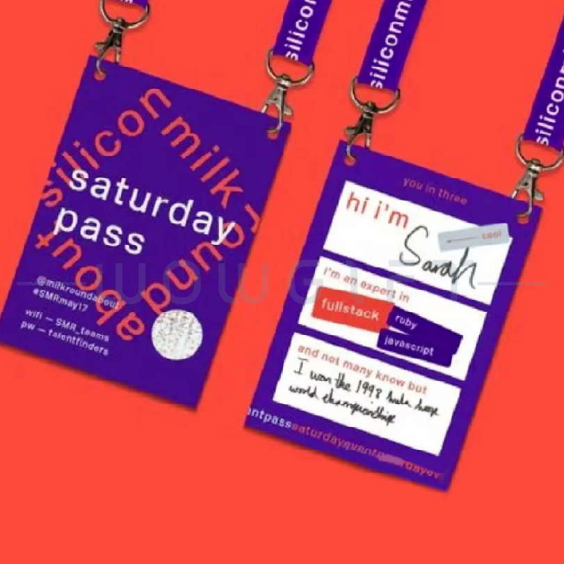 工作人員塑膠識別證 | PVC工作證