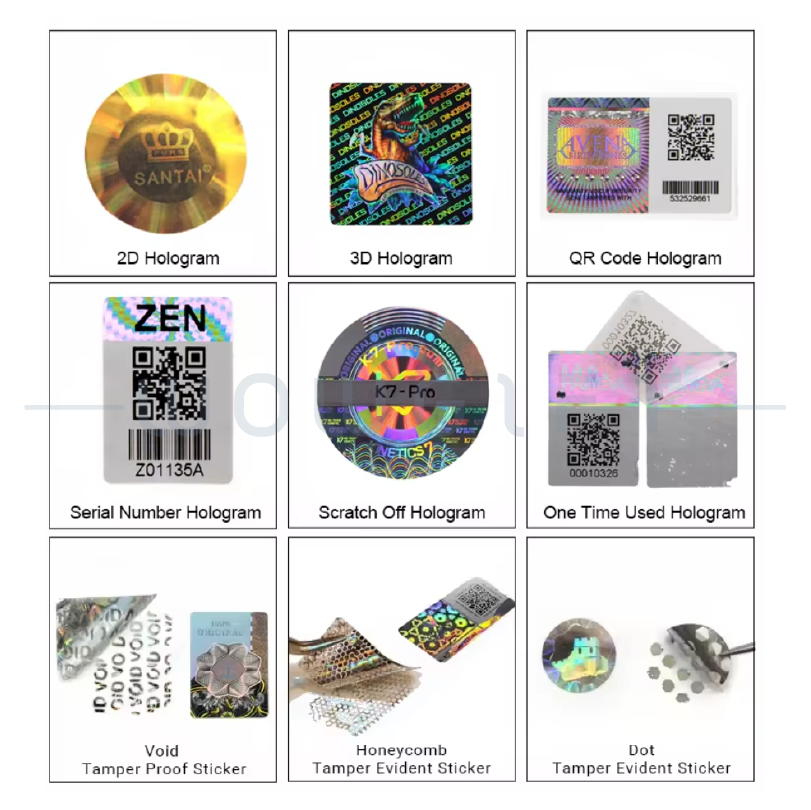 客製防偽標籤貼紙