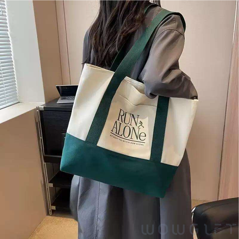 客製棉帆布袋．雙色帆布手提袋