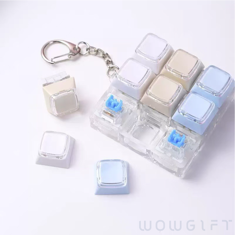 客製九宮格鍵帽鑰匙圈．機械按鍵紓壓玩具