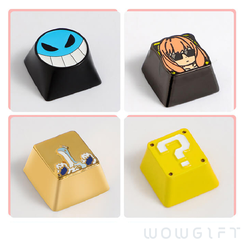客製金屬鍵帽．3D立體浮雕鍵盤鍵帽