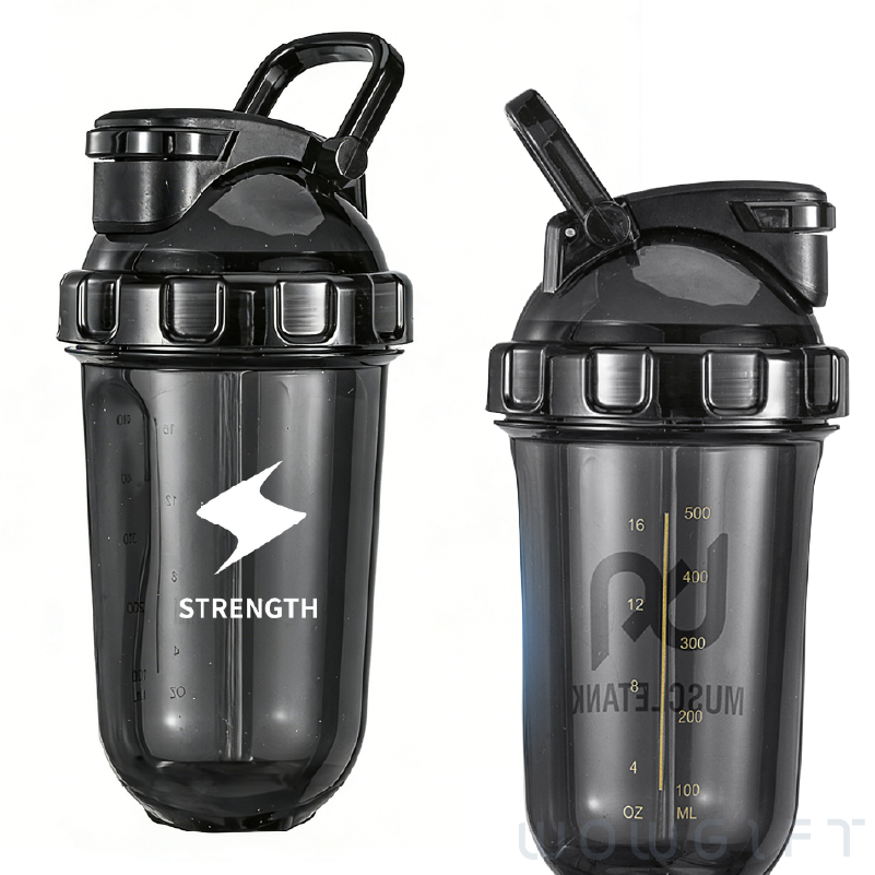 客製Tritan運動搖搖杯．500ml蛋白粉健身水壺