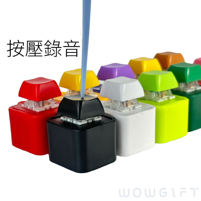 客製錄音鍵帽鑰匙圈．可錄音發聲按鍵