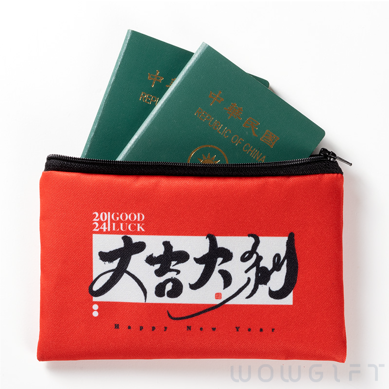 客製防潑水存摺收納包．拉鍊袋客製