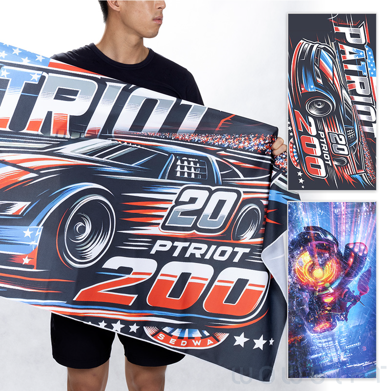 客製RPET環保沙灘巾．70×140cm再生寶特瓶毛巾
