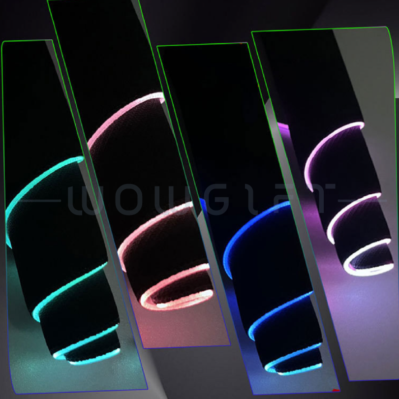 RGB電競炫彩發光滑鼠墊 | 客製桌墊