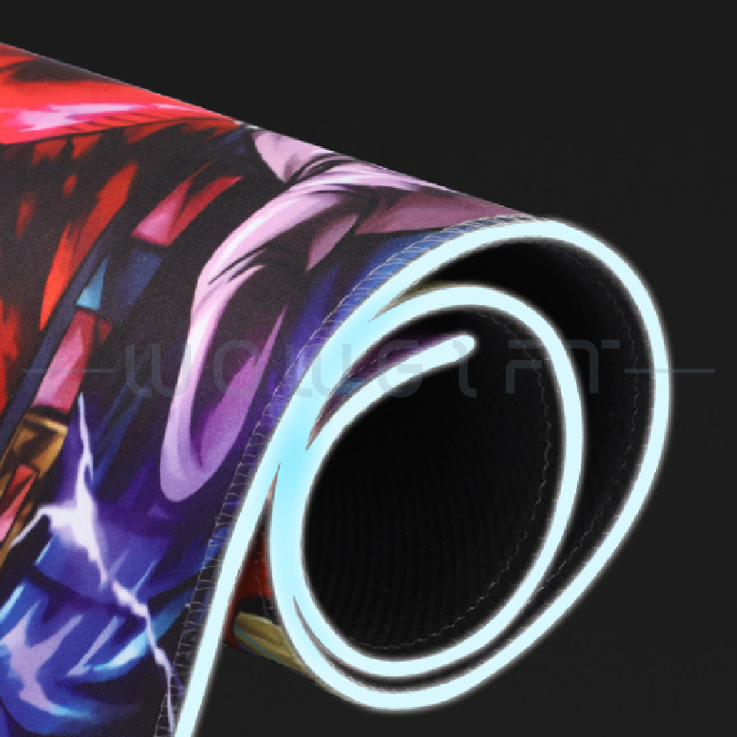 RGB電競炫彩發光滑鼠墊 | 客製桌墊