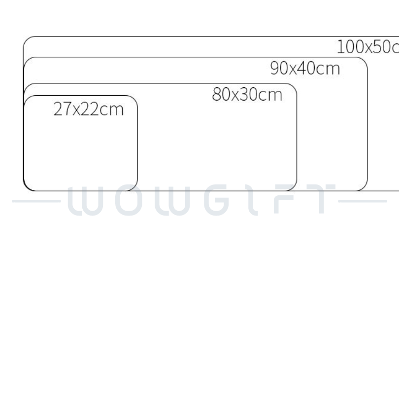 RGB電競炫彩發光滑鼠墊 | 客製桌墊