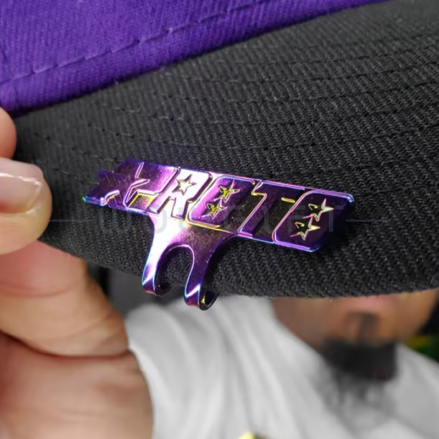 金屬高爾夫球帽帽簷夾