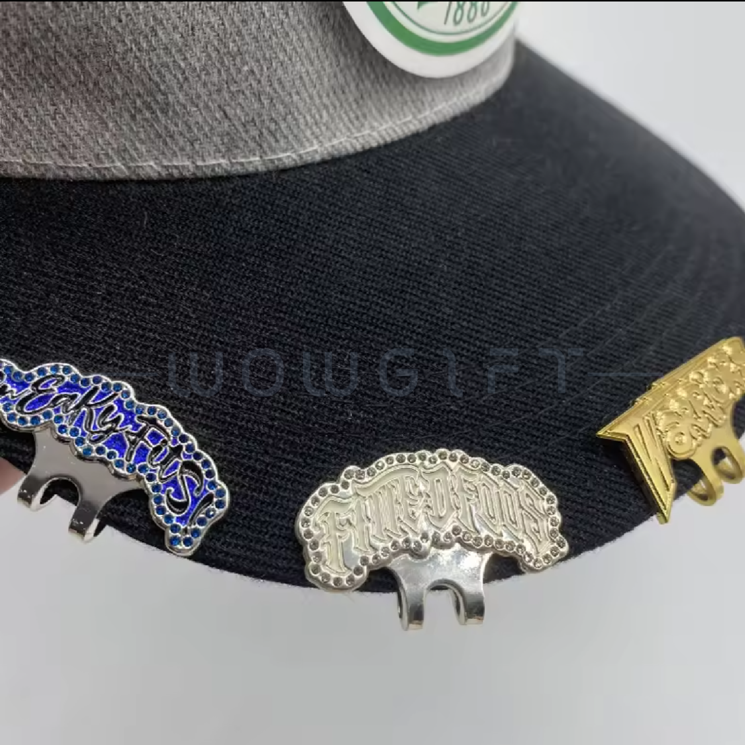 金屬高爾夫球帽帽簷夾