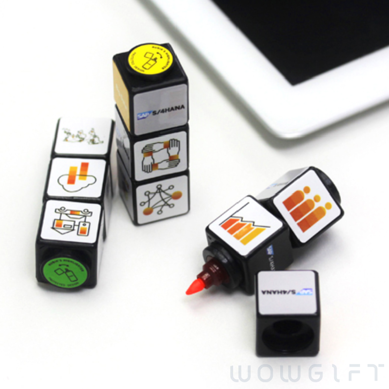 客製磁性魔術方塊筆套裝．Rubiks 磁吸益智拼圖
