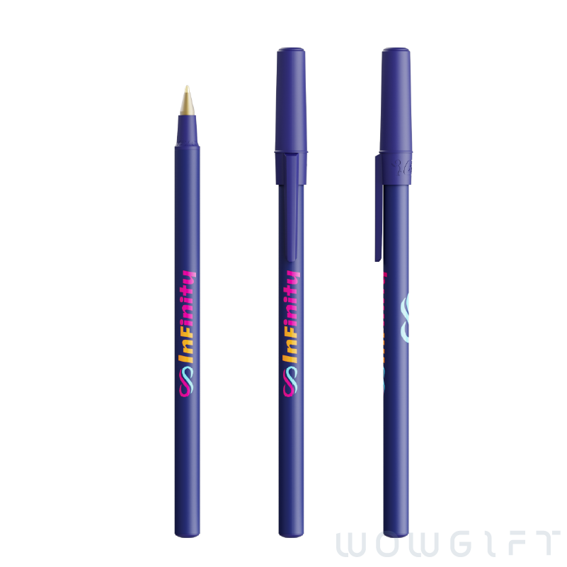 BIC® Round Stic 經典原子筆．西班牙製筆蓋式廣告筆
