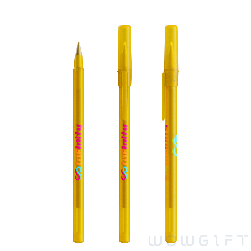 BIC® Round Stic 經典原子筆．西班牙製筆蓋式廣告筆