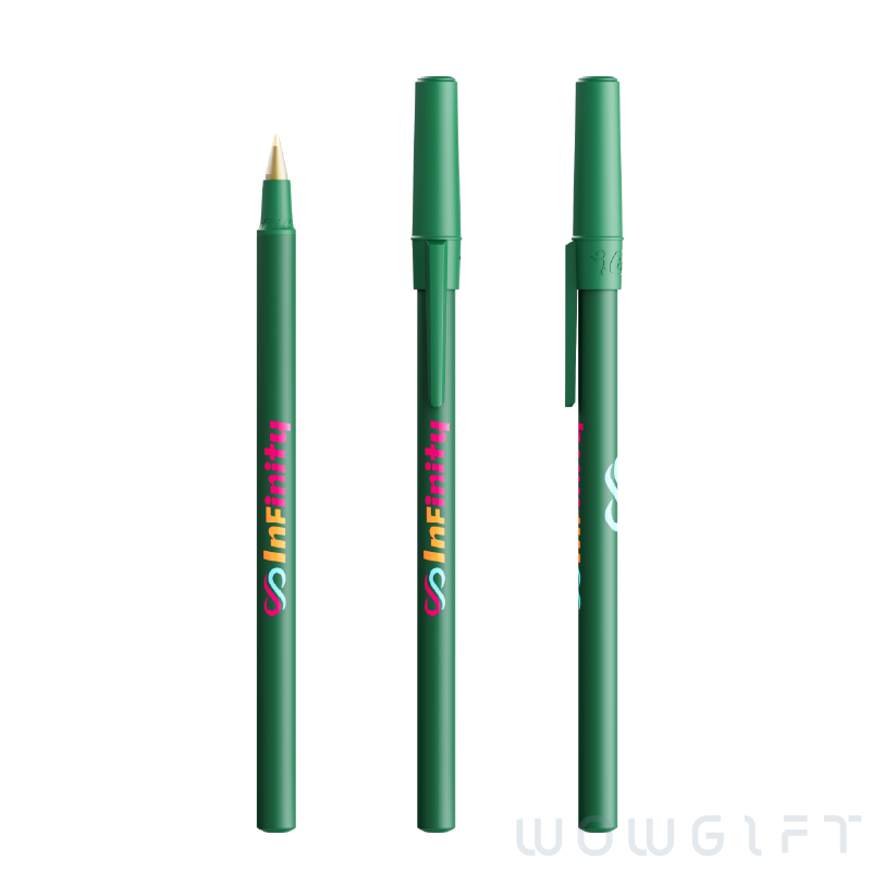 BIC® Round Stic 經典原子筆．西班牙製筆蓋式廣告筆
