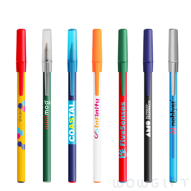 BIC® Round Stic 經典原子筆．西班牙製筆蓋式廣告筆