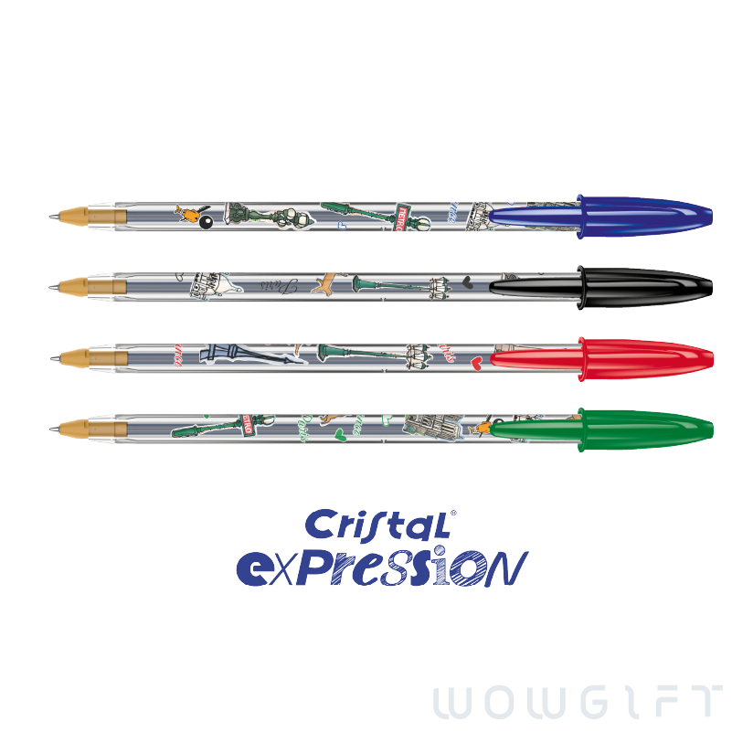 BIC® 比克 Cristal Expression 原子筆．法國製全彩印刷廣告筆