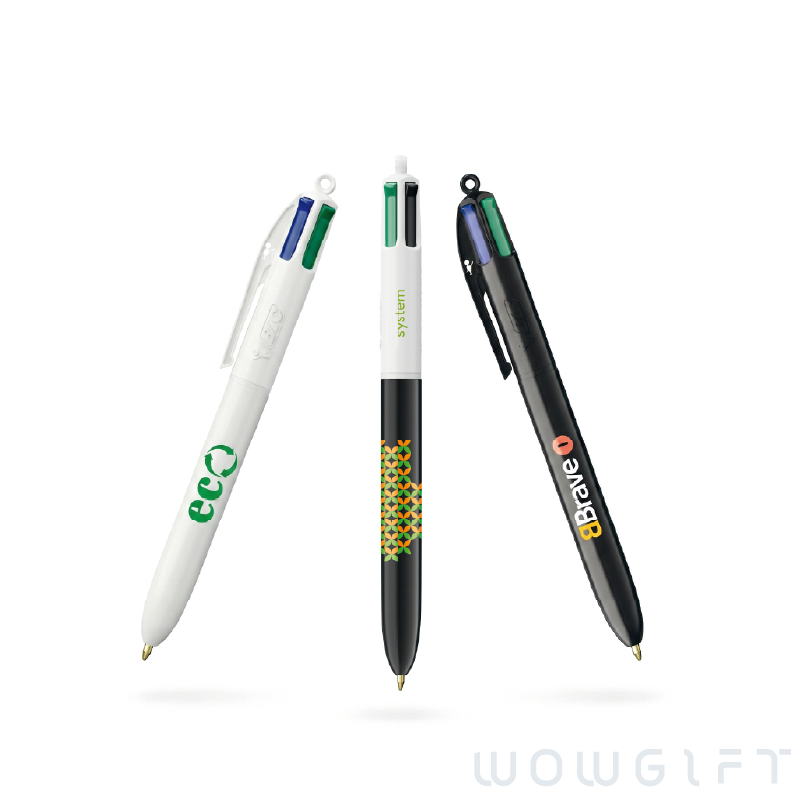 BIC® 比克98%再生塑膠四色筆．4 Colours ECO