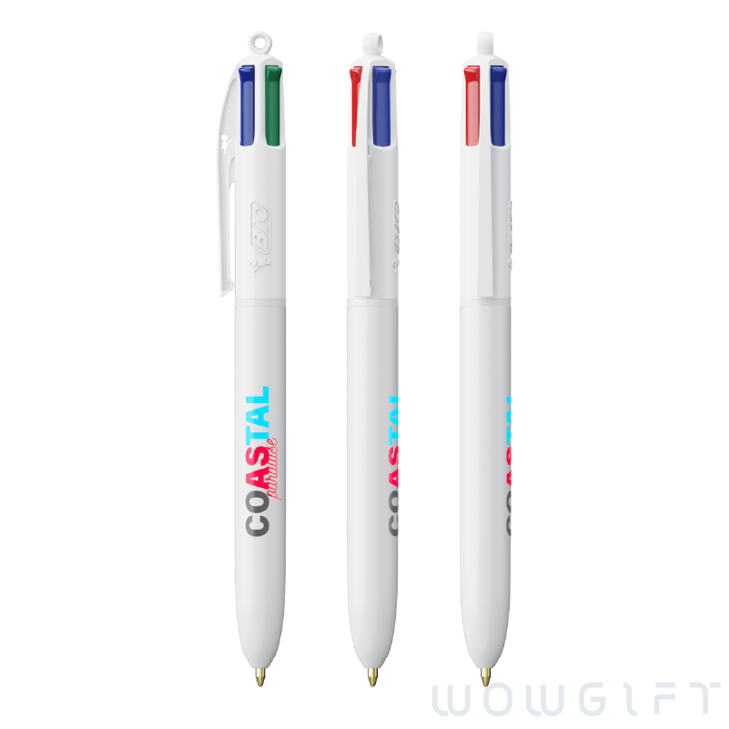 BIC® 比克98%再生塑膠四色筆．4 Colours ECO