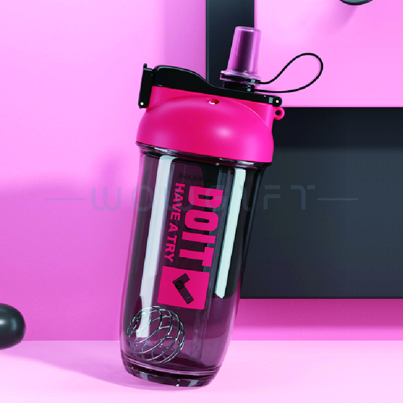 Tritan雙飲搖搖杯｜提把吸管杯