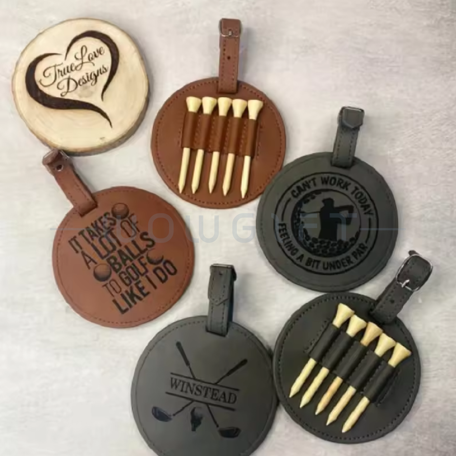 高爾夫球球座收納