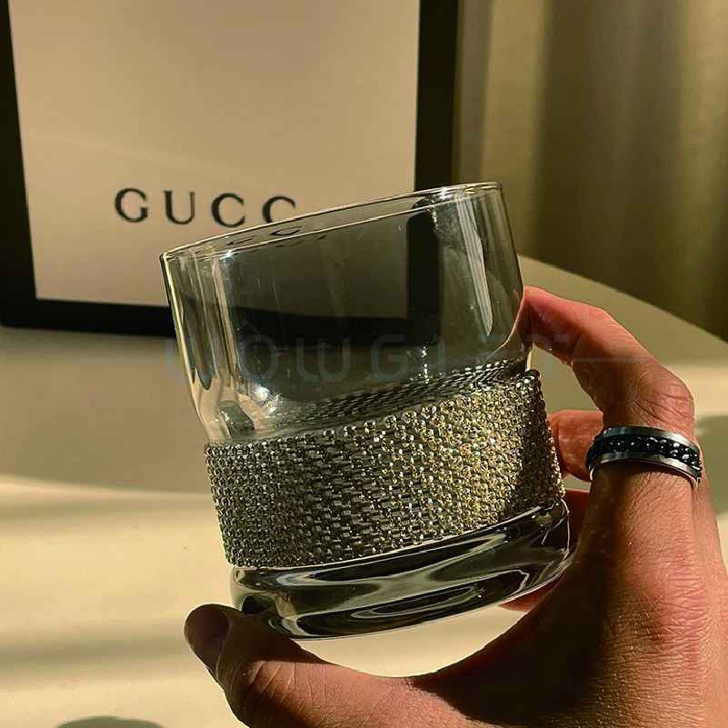 鑲鑽威士忌酒杯