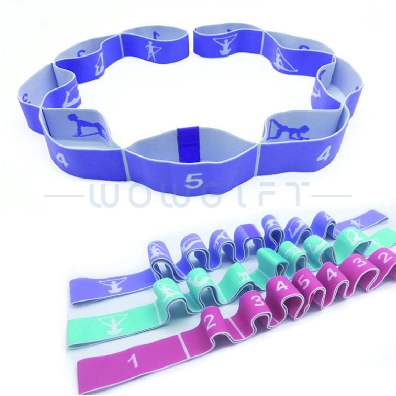 多段瑜珈伸展帶｜健身彈力帶