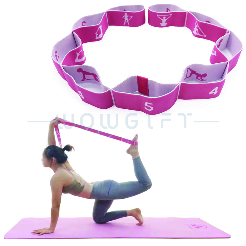 多段瑜珈伸展帶｜健身彈力帶