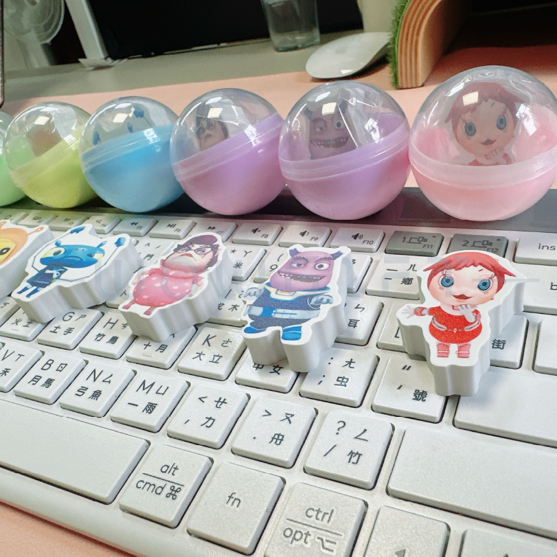 造型橡皮擦扭蛋