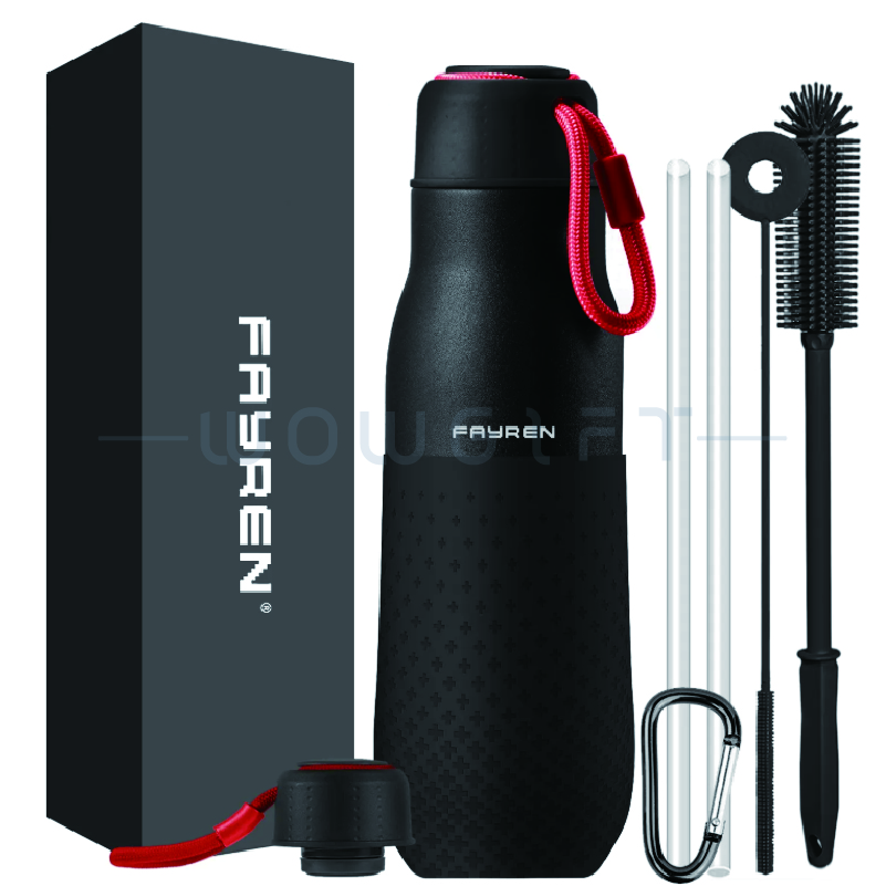 真空雙層保溫瓶吸管組