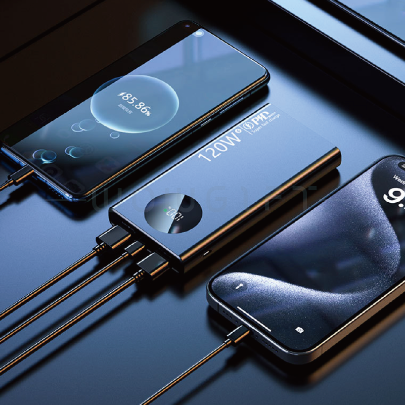 快充雙孔USB行動電源