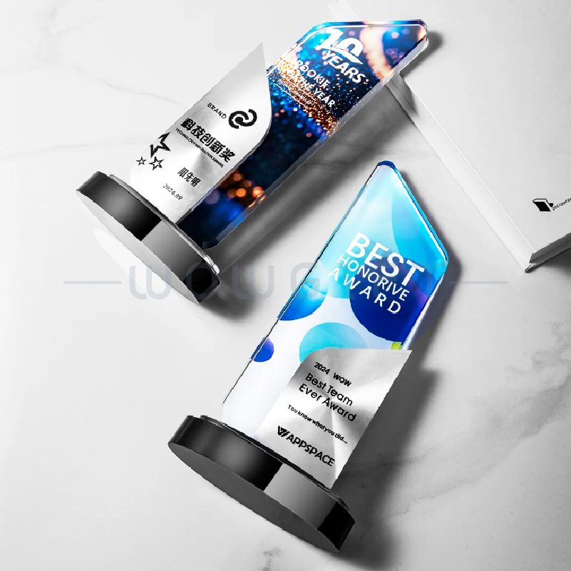 客製化水晶企業獎座