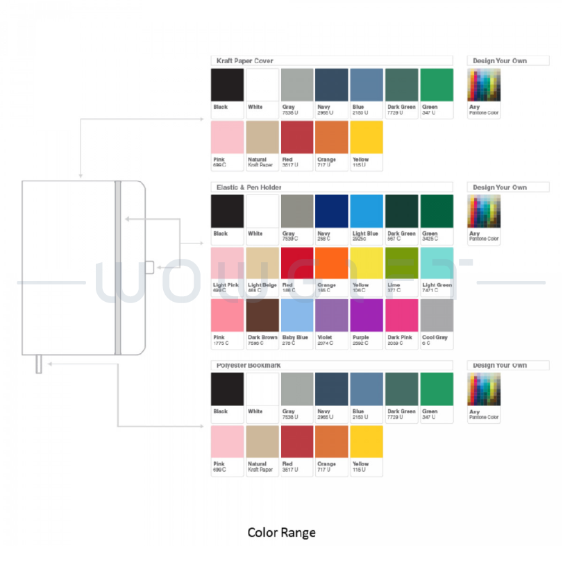 客製筆記本 | 牛皮紙硬封面