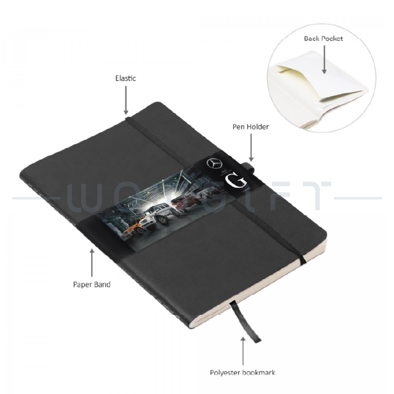 A5筆記本 | 牛疲軟封面 |縫線筆記本