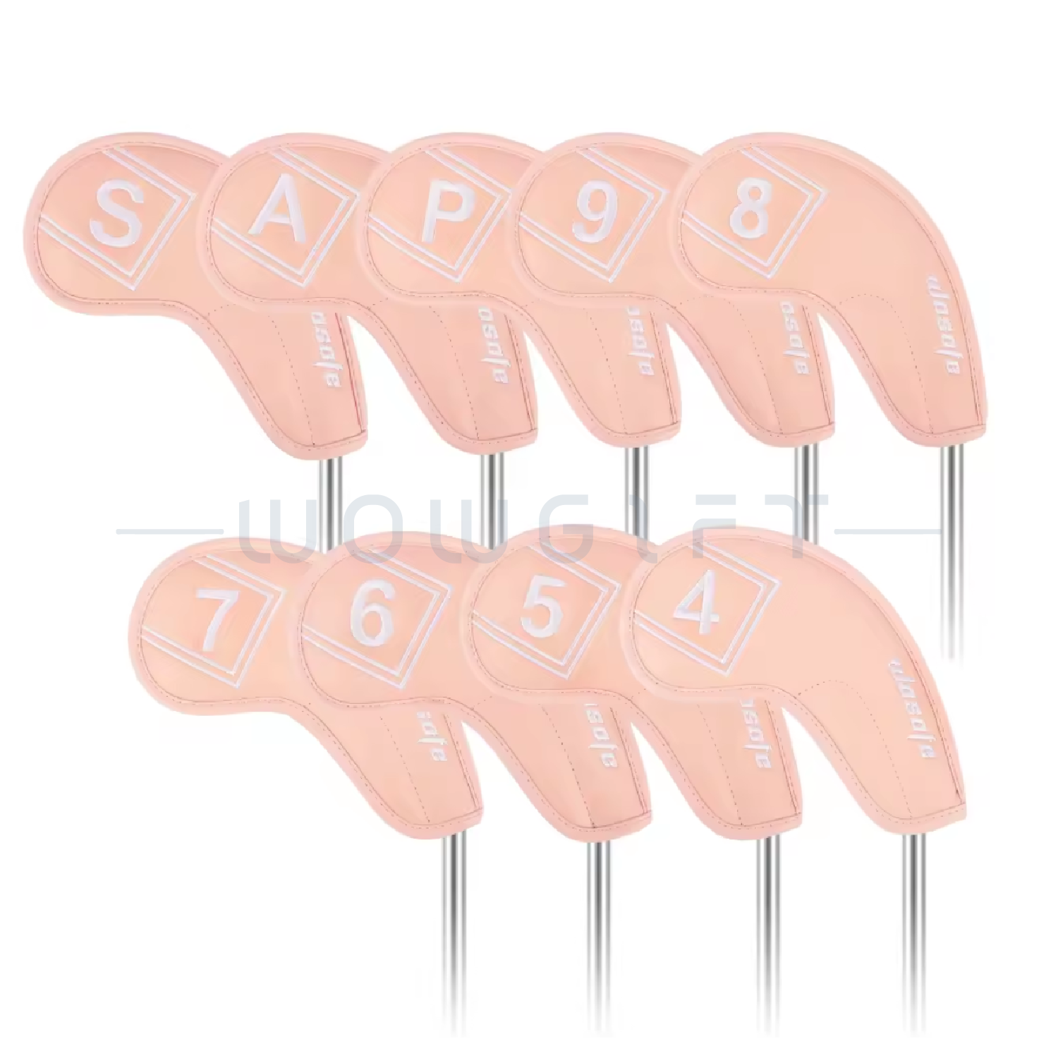 皮革防水高爾夫球桿頭套