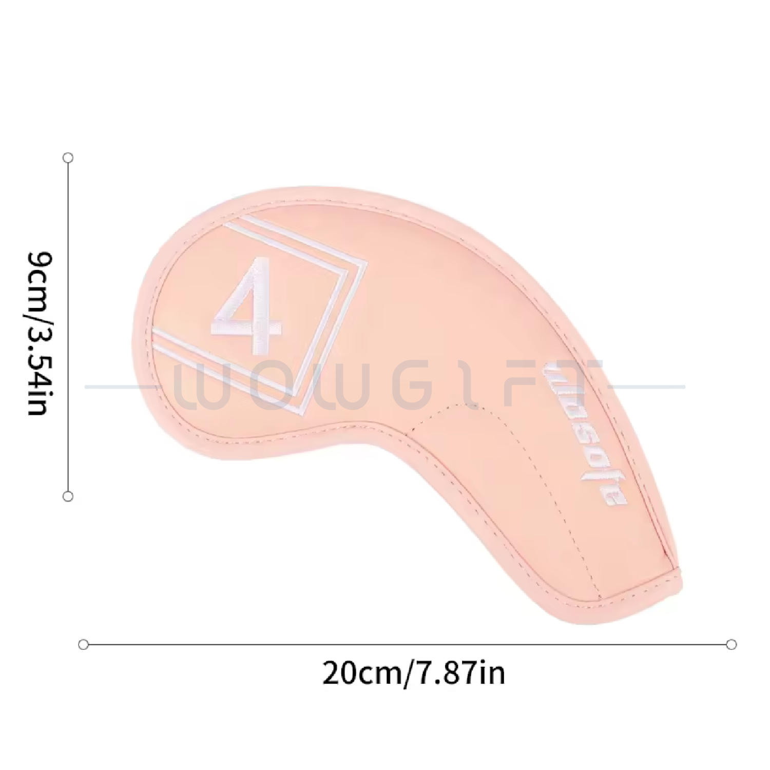 皮革防水高爾夫球桿頭套