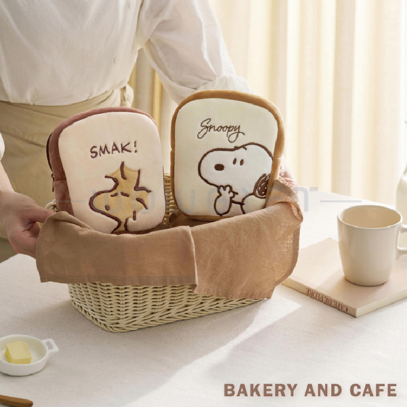 【snoopy史努比】厚片吐司收納袋