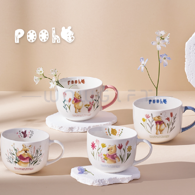 【小熊維尼】彩釉陶瓷馬克杯