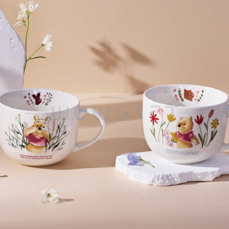 【小熊維尼】彩釉陶瓷馬克杯
