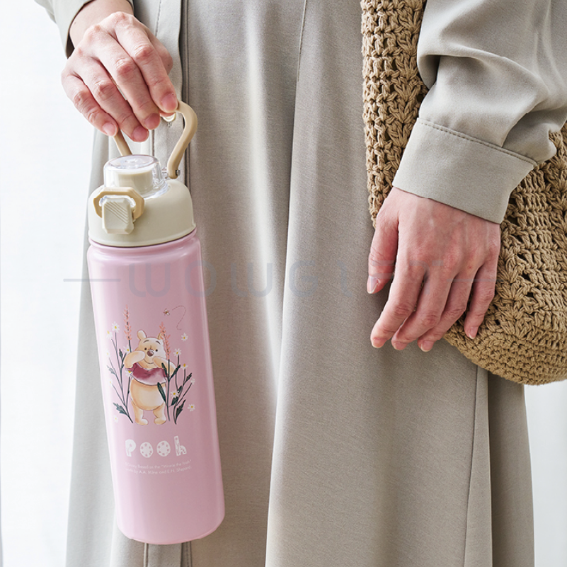 【小熊維尼】不鏽鋼真空保溫手提瓶