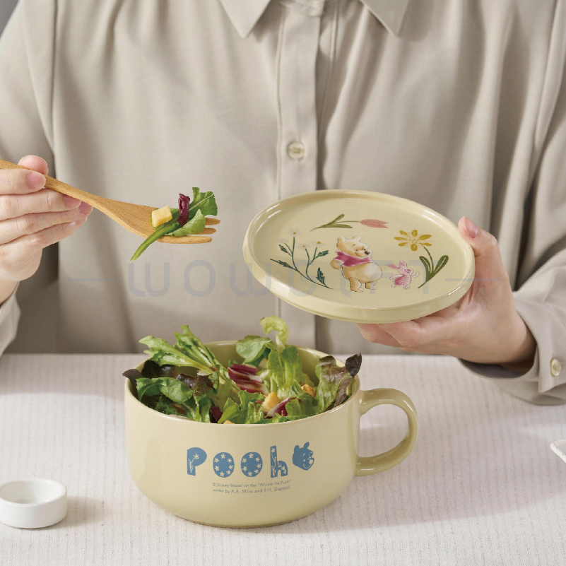 【小熊維尼】陶瓷碗盤二件組