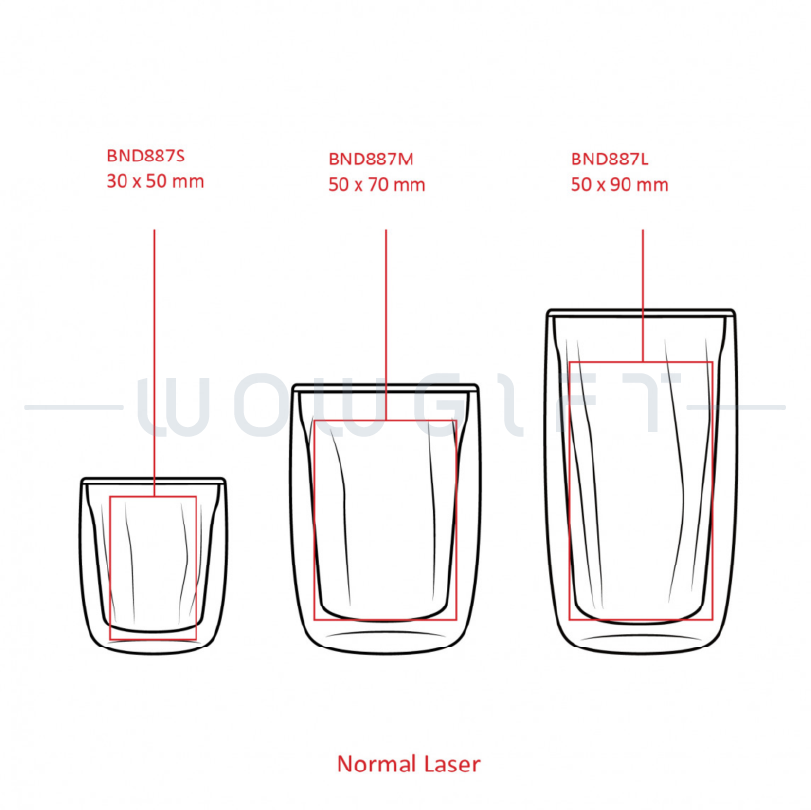 回收玻璃製雙層玻璃杯 | 客製玻璃杯