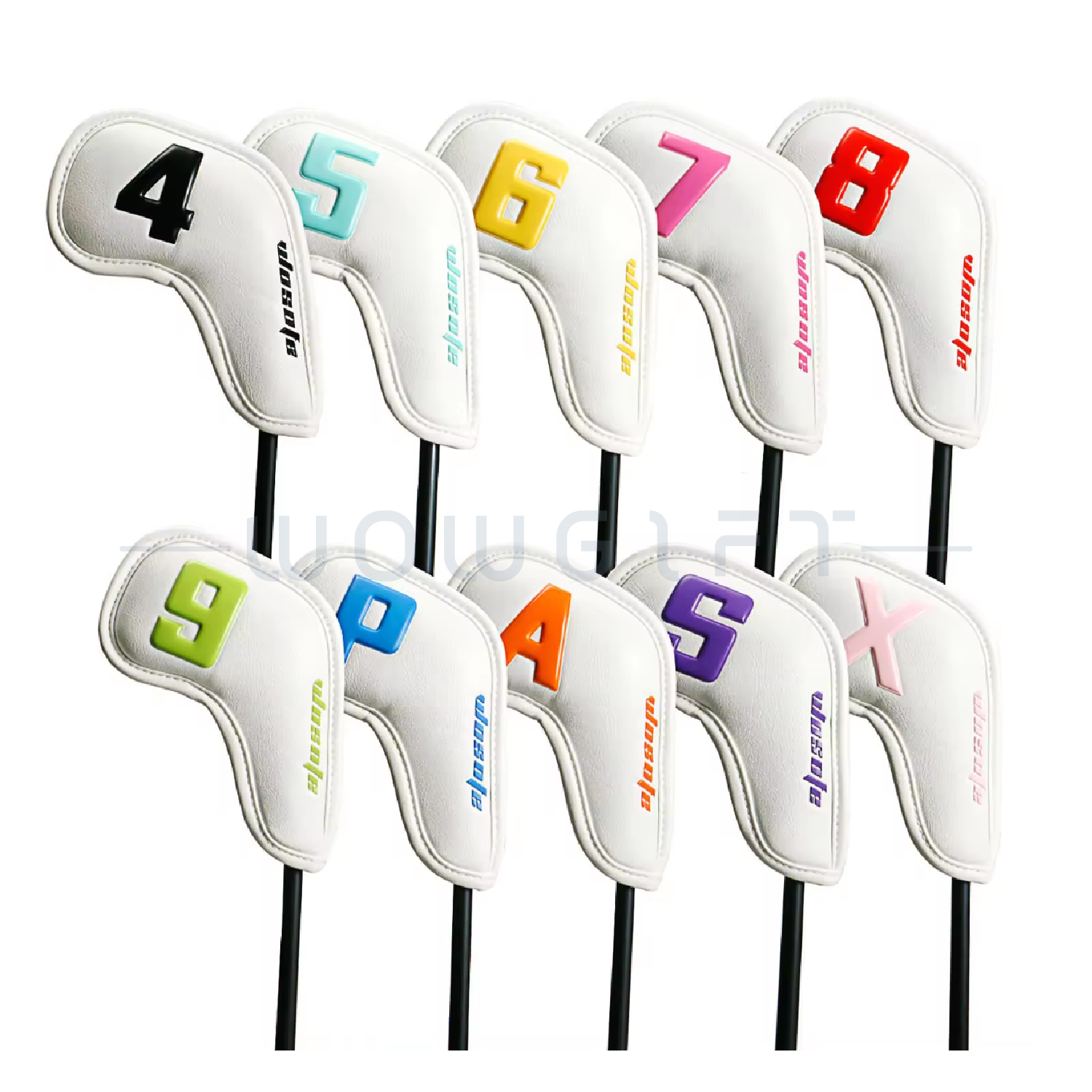 客製皮革高爾夫球頭套