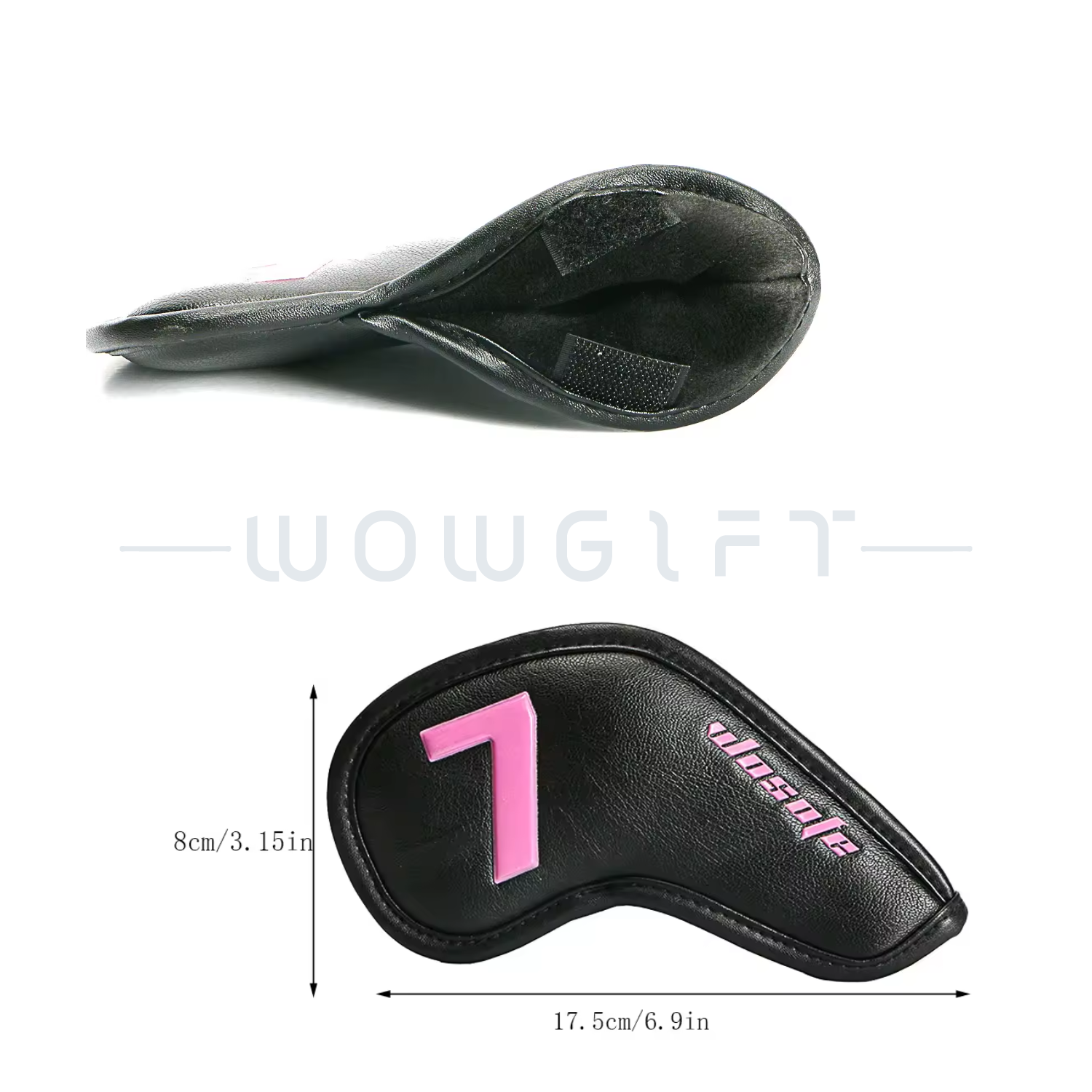 客製皮革高爾夫球頭套