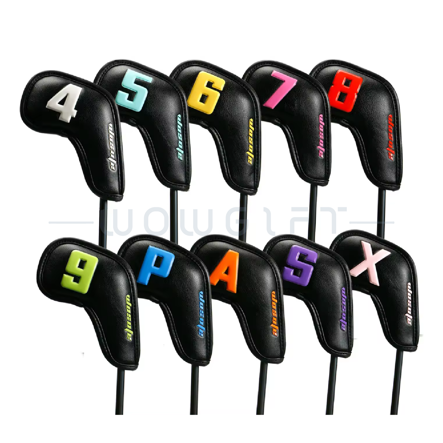 客製皮革高爾夫球頭套